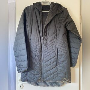 The North Face Mossbud Insulated Fleece Reversible Parka Puffer Jacket Winter